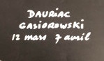 Dauriac Gasiorowski   Galerie Piltzer 1975