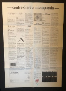 p Vera Molnar p p Depliant Affiche p p Bruxelles 1987 p