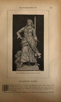  p Statue de Jacqueline Robins p p Saint Omer p p Salon 1883 p 