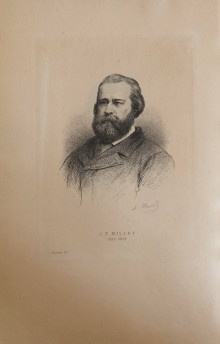  p Jean Francois Millet p p Portrait grave p p par L Massard p 