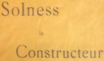 Ibsen   Solness le Constructeur