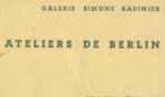 Deux ateliers de Berlin 1958 Fritz Cremer Arno Mohr