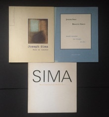 p Joseph Sima p p Lot de 3 catalogues p p Galerie Thessa Herold p