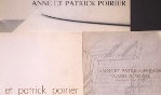 Poirier Anne et Patrick   Lot de 5 catalogues