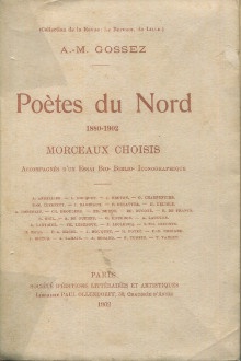 p Poetes du Nord 1880 1902 Morceaux choisis p p Gossez p