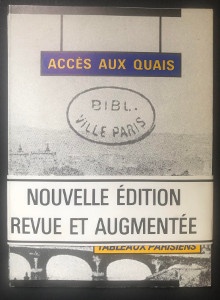  p Acces aux quais p p Tableaux parisiens p p i travaux in situ 85 86 i p p Baumgarten Lothar p 