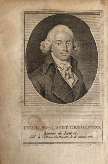  p Charles Albert Demoustier p p i homme de lettres i p p i ne a Villers Cotteretz i p p i le 23 mars 1761 i p p Gaucher C E p 