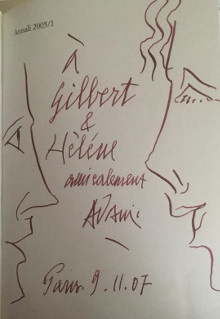  p Avec un dessin original de b Valerio Adami b p p Annali 2005 I p p Fondation Adami p 