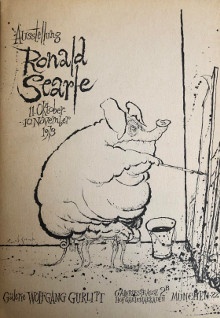 p Ausstellung Ronald Searle p p Galerie W Gurlitt p p Munchen 1973 p