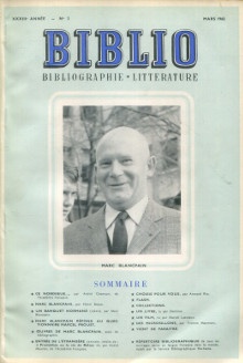 p Marc Blancpain p p Chamson Andre i et i Bosco Henri p