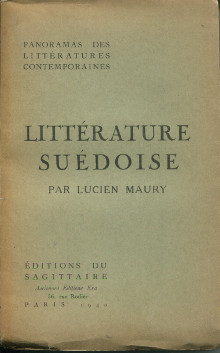 Litterature suedoise Maury Lucien