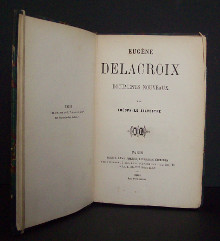 Eugene Delacroix documents nouveaux Silvestre Theophile