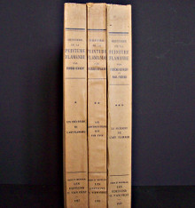 Histoire de la peinture flamande des origines a la fin du XVe siecle ensemble complet en 3 tomes Les Createurs de l art flamand volume I Les Continuateurs des Van Eyck volume II La Maturite de l art flamand volume III ecrit avec Paul Fierens Fierens Gevaert Hippolyte