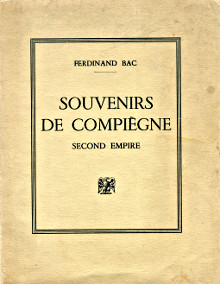 Souvenirs de Compiegne Second Empire Bac Ferdinand