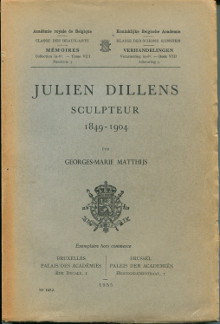 Julien Dillens sculpteur 1849 1904 p Matthijs Georges Marie p 