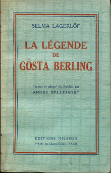 La Legende de Gosta Berling Lagerlof Selma