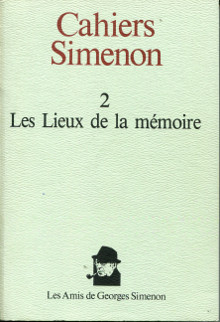 Cahiers Simenon 2 Les lieux de la memoire Collectif