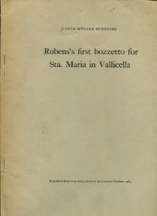 Rubens s first bozzetto for Sta Maria in Vallicella Muller Hofstede Justus