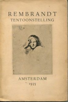 Rembrandt Tentoonstelling Amsterdam 1935 Schmidt Degener F 