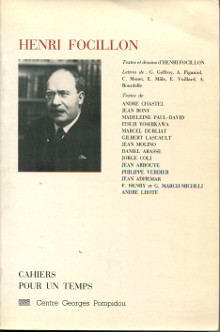 Henri Focillon Bonnet Jacques dir 