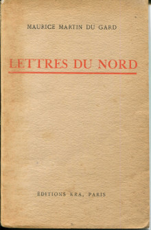 Lettres du Nord Martin du Gard Maurice