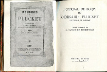 Journal de bord du corsaire Plucket lieutenant de vaisseau Presente et commente par Andre Mabille de Poncheville