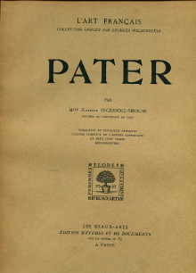 Pater Biographie et catalogue critiques Ingersoll Smouse Florence