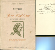 Notice sur Jean Del Cour sculpteur liegeois Moret abbe J 