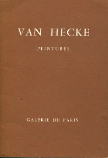 Van Hecke Peintures Barotte Rene preface
