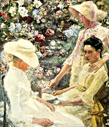 Jan Toorop 1858 1928 impressionniste symboliste pointilliste Hefting Victorine