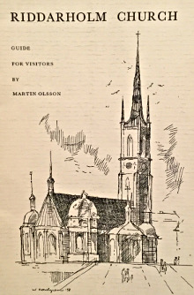 Riddarholm Church Guide Olsson Martin