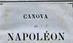 Canova et Napoléon   Bouclon
