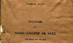 Bapst   inventaire MJ de Saxe 1883