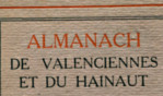 Valenciennes   Almanach 1913