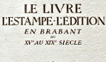 Brabant   Livre 15e 18e 1935