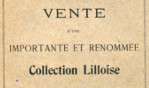 Lille   vente collection 1908
