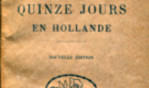 Verlaine   Verlaine   Quinze jours en Hollande
